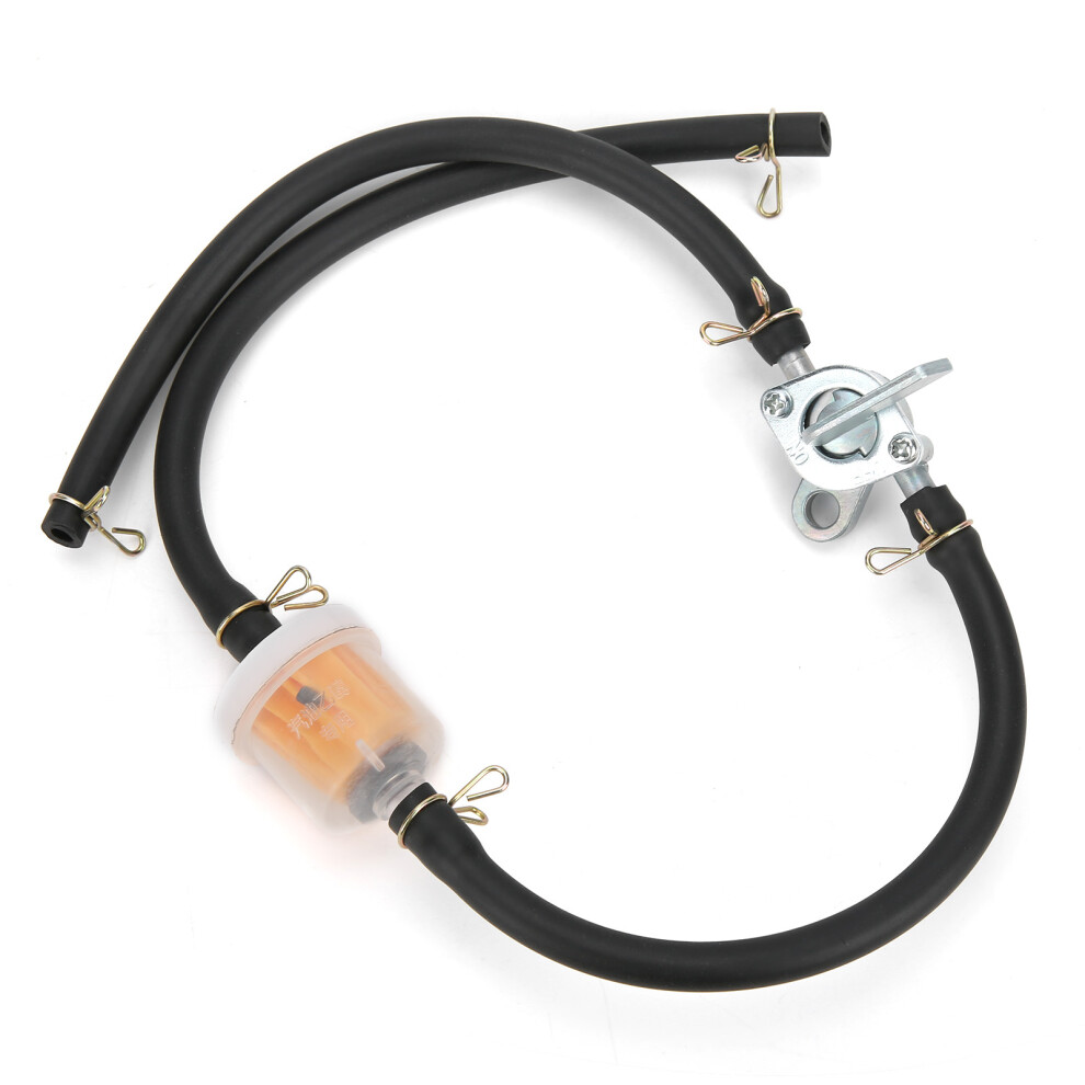6Mm Fuel Tank Tap Filter Pipe With Switch Shut Off Valve For Atvs & Dirt Bike Au 9411391962920