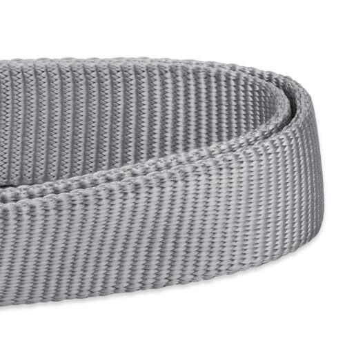 Hyhug Nylon Dog Collar Medium, Quick Release Buckle, Adjustable, Grey