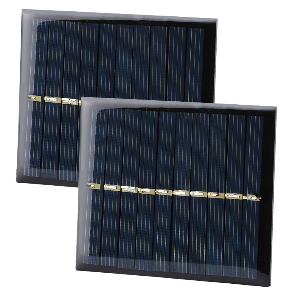 Pair Of 0.5W 5V Polysilicon Solar Charging Boards For Diy & Hobby Projects 9491391963554