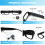 1080P transparente Kamera-Brille 200mAh Eine Größe 6
