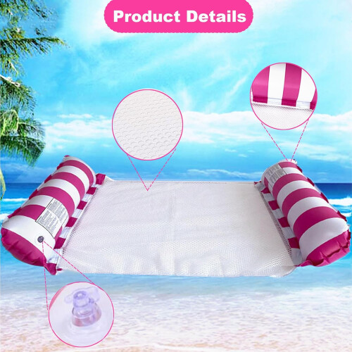 2-Pack Inflatable Pool Water Hammock 2