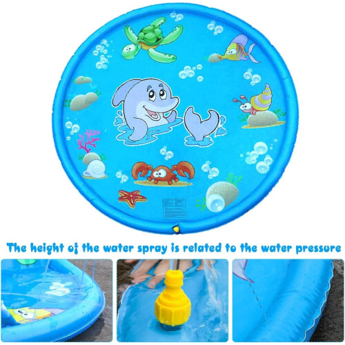 170cm Ocean Sprinkler Play Mat 2