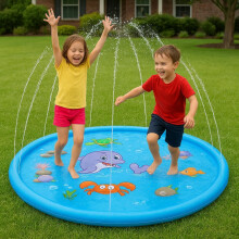 66 Inch Kids Sprinkler Play Mat