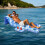 Inflatable Pool Lounger Float Blue 4