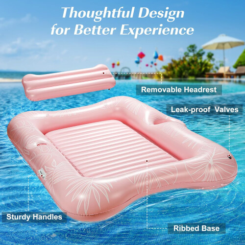 2-Person Inflatable Pool Lounger 1