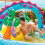Inflatable Dinosaur Pool With Slide 4