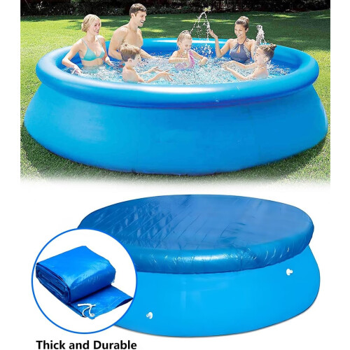 8ft Round Waterproof Pool Cover 2