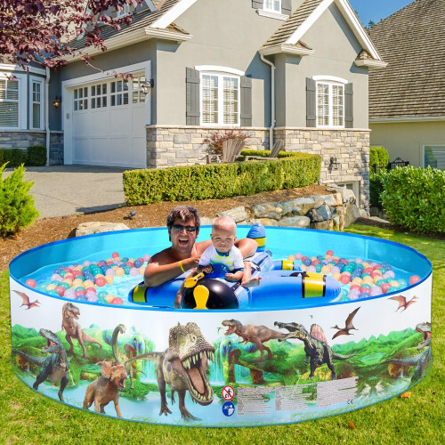 152cm Dinosaur Foldable Pool 1