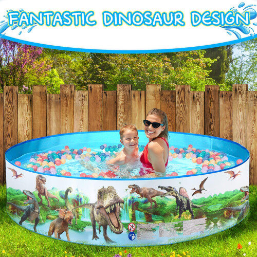 152cm Dinosaur Foldable Pool 2