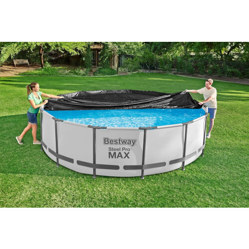 15ft Round Inflatable Pool Cover 1