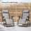 Set of 2 Folding Zero Gravity Chairs 3