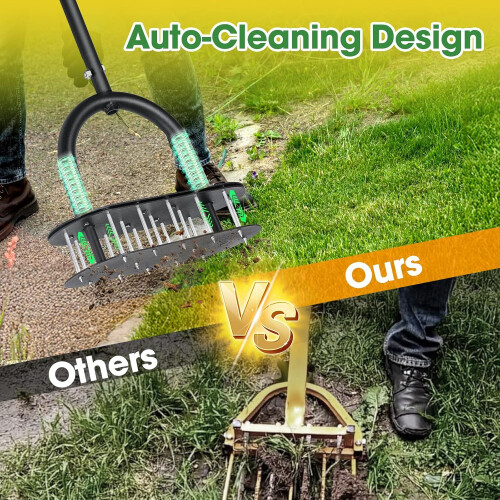 Heavy Duty 15-Spike Lawn Aerator 2