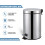 3L Stainless Steel Pedal Bin 2