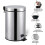 3L Stainless Steel Pedal Bin 3