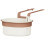 Sink Hanging Strainer Basket Openable Bottom Cover Detachable, Multifunctional Drain Garbage Filter Kitchen Bas White 2