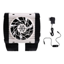 Aquarium Fish Tank Cooling Fan Adjustable Fish Tank Cooling Fan with 6 Wind Speed Aquarium Cooler Chiller EU Plug