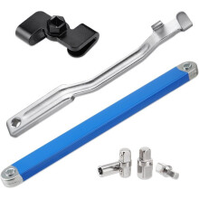 Wrench Extender Tool and Wrench Extender Tool Bar with 1/2 Inch Hole, Offset Extension Wrench Set Square Drive Adapters