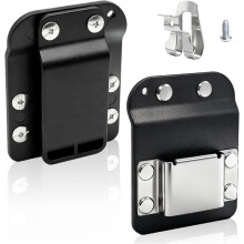1 Bohrerhalter für Werkzeuggürtel + 1 Bohrerclip, Maßbandhalterclip, 2-Zoll-Gürtelhaken für Akku-Bohrer
