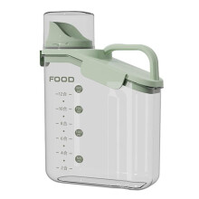 Clear Airtight Food Storage Containers Set with Lids and Pour Spout, for Pantry Organization, Kitchen Dry Food Keeper B
