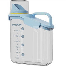 Clear Airtight Food Storage Containers Set with Lids and Pour Spout, for Pantry Organization, Kitchen Dry Food Keeper A