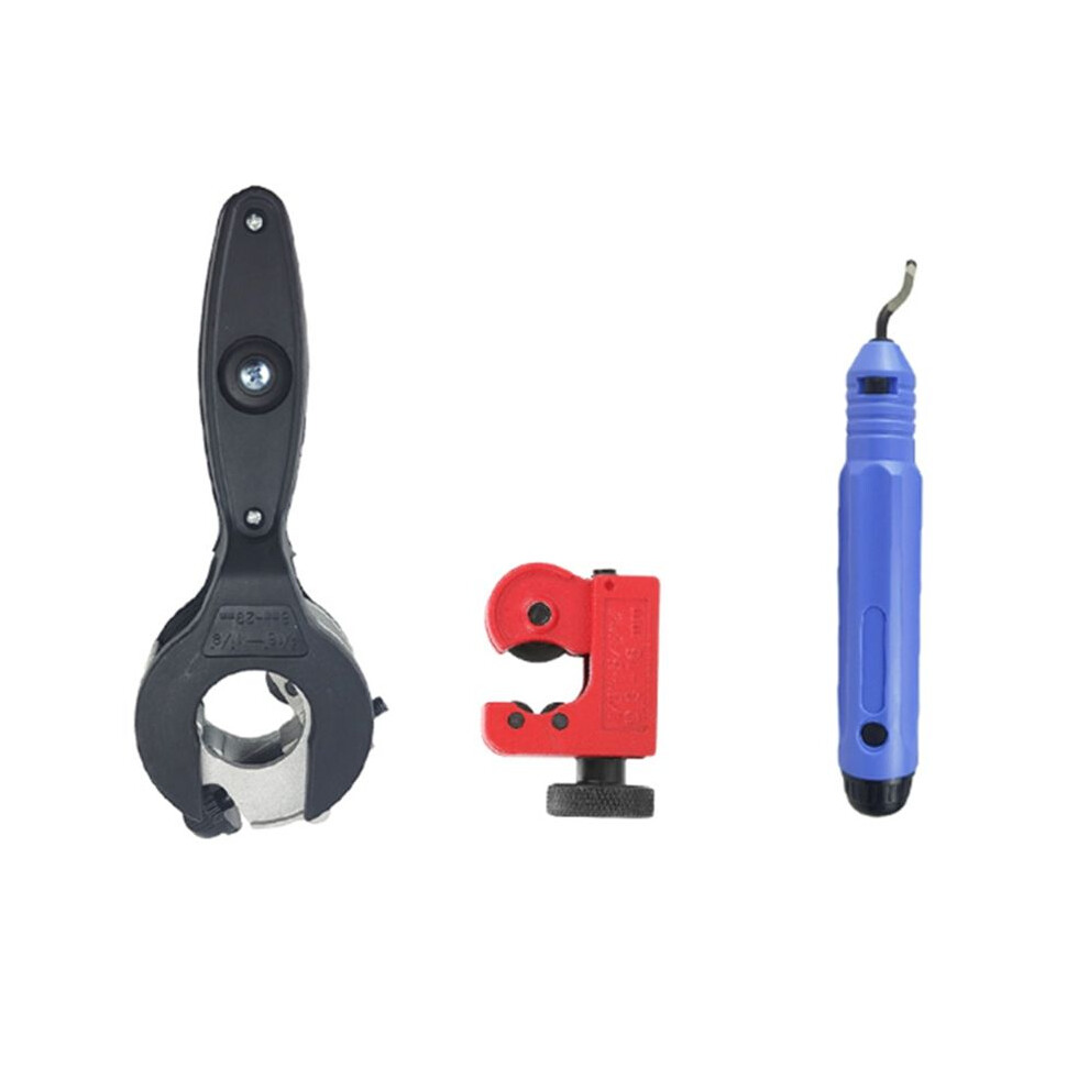 Tube Pipe Cutter 8-29Mm Ratchet Scissors Tube Cutter Pvc/Pu/Pp/Pe Hose Cutting Hand Tool 3-Pcs 4712773096826