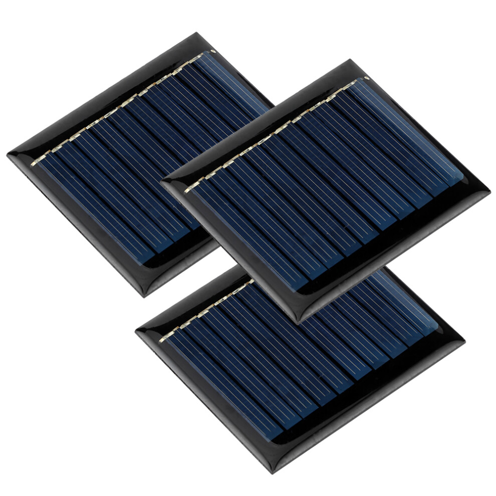 3Pcs 0.3W 5V Polycrystalline Solar Panel Set For Diy Projects, Lights, & More 5031392308486