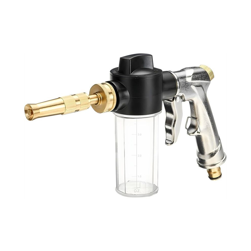 High Pressure Car Wash Foam Sprayer, With 3.5Oz/100Cc Plastic Soap Dispenser Bottle, Adjustable Soap For Car Washing 4712893053471