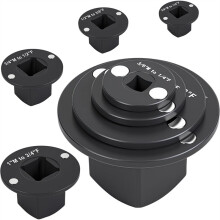 Low Profile Impact Socket Adapter Set - Drive Ratchet Adapters for Tight Spaces, Automotive & DIY Tools