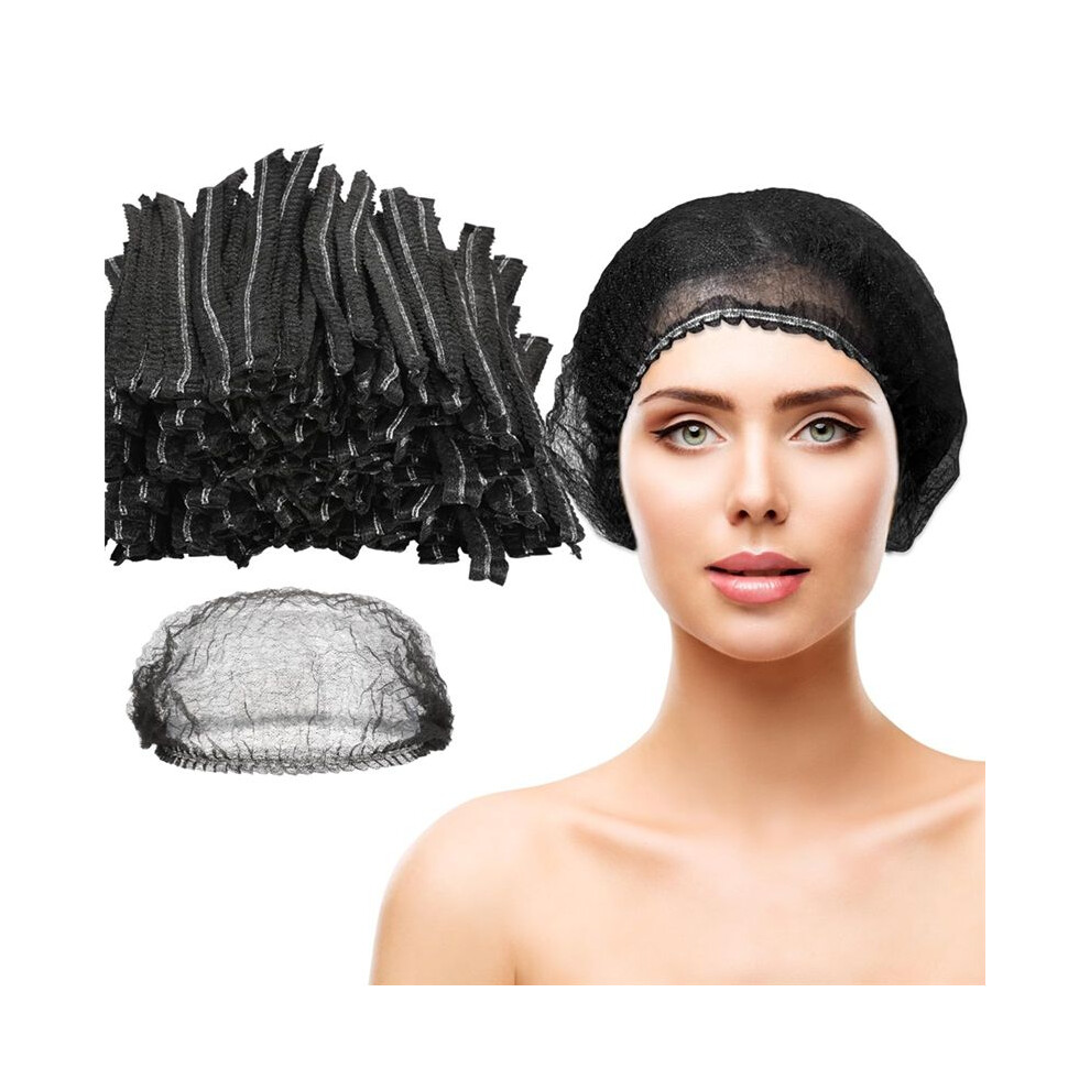 500Pc Disposable Hair Bouffant Caps Bulk Haircovers 21In Hair Elastic Dust Cap Hairnets For Foodservice,Nurses,Labs Saudism