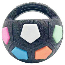 New Football Tennis Shaped Pet Dog Toys, Durable Teething Relief to Accompany Outdoor Training Squeak Toys