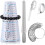 5pack Ring Sizer Measuring Tool Kit, US Ring Size 0-13, Adjustable Bracelet Mandrel 5-9" Wrist Sizer for Jewelry Making 1