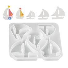 Voiliers personnalisables en silicone avec moule en forme de