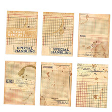 Retro-Tagebuchpapier für Scrapbooking und-Braun