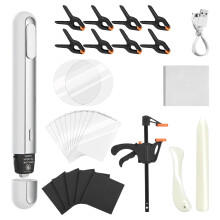 Premium Card Cleaning and Straightening Set Safe Acrylic and ABS