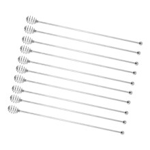 10Pcs Stainless Steel Honeys Mixing Spoon Easy Cleaning-2