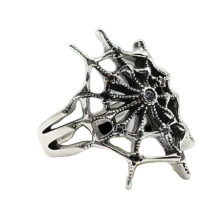 Victorian Inspired Bloody Ring Adjustable Size For Women Dark
