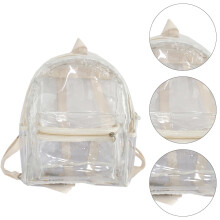 Jelly Transparent Backpack White 1 set