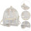 Jelly Transparent Backpack White 1 set 1