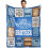 Couverture d'anniversaire pour papa 152 x 127 cm 1