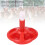 2 Pack PP G3/4 Automatic Poultry Waterer for Chickens Ducks Geese Drinking Bowl 8