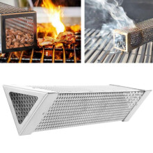 12in Stainless Steel BBQ Smoker Tube for Electric & Charcoal Grills