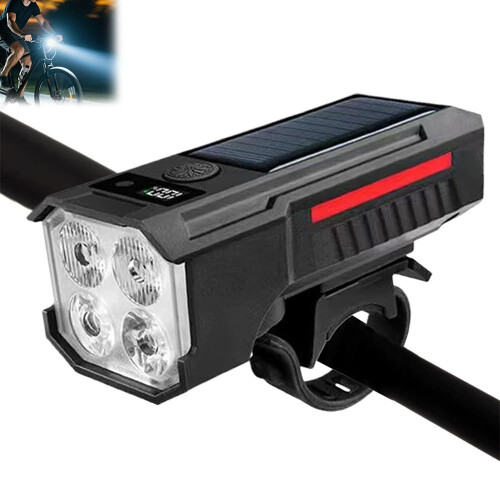 Éclairage de vélo ABS avec éclairage grand angle, détection intelligente et 10 modes. 1