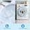 18Pcs Window Rags for  Winbot W2S/ W2S PRO Robot Vacuum Cleaner, Replacement Mop Pad Cloths Accessories 8