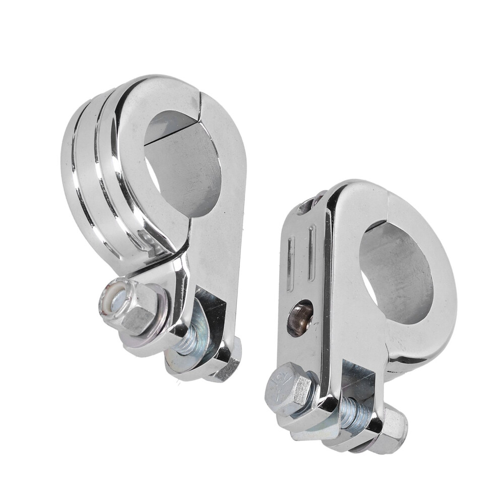 Aluminum Alloy 2Pcs Footpeg Clamp Fit For Honda Suzuki Yamaha 3031391968249