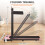 2 in 1 Foldable Walking Running Treadmill 4