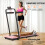 2 in 1 Foldable Walking Running Treadmill 8