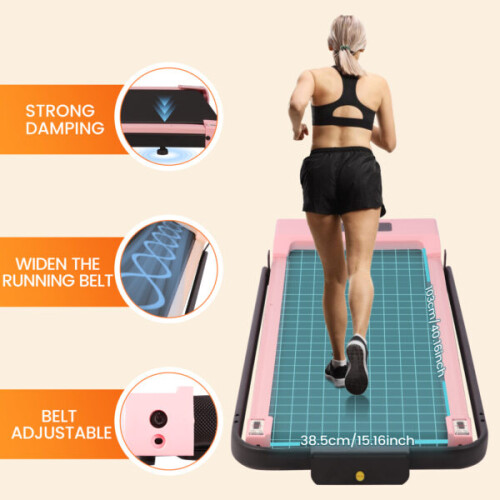 2 in 1 Foldable Walking Running Treadmill 1