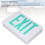 Green LED Exit Sign 3W Emergency Light IP30 3h Battery 5