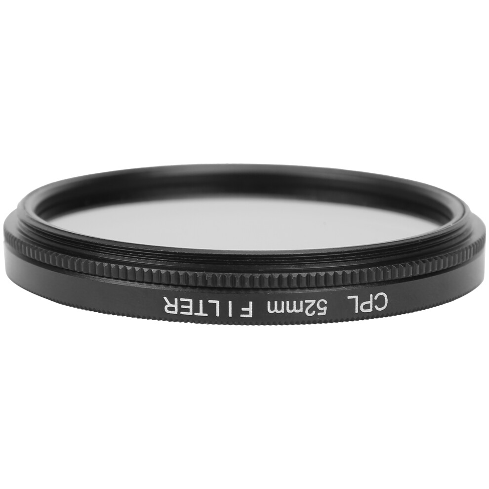 Junestar 52Mm Cpl Lens Filter For Dslr Cameras, Aluminum Alloy Optical Glass 4221391969240
