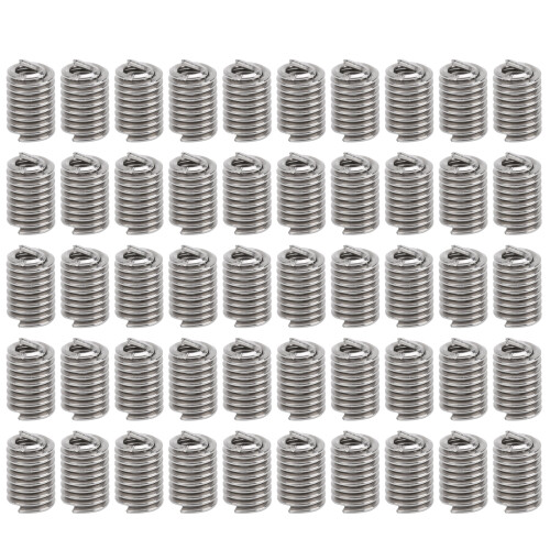 50 pièces d'inserts filetés hélicoïdaux 4-40 SUS304 unités US 1